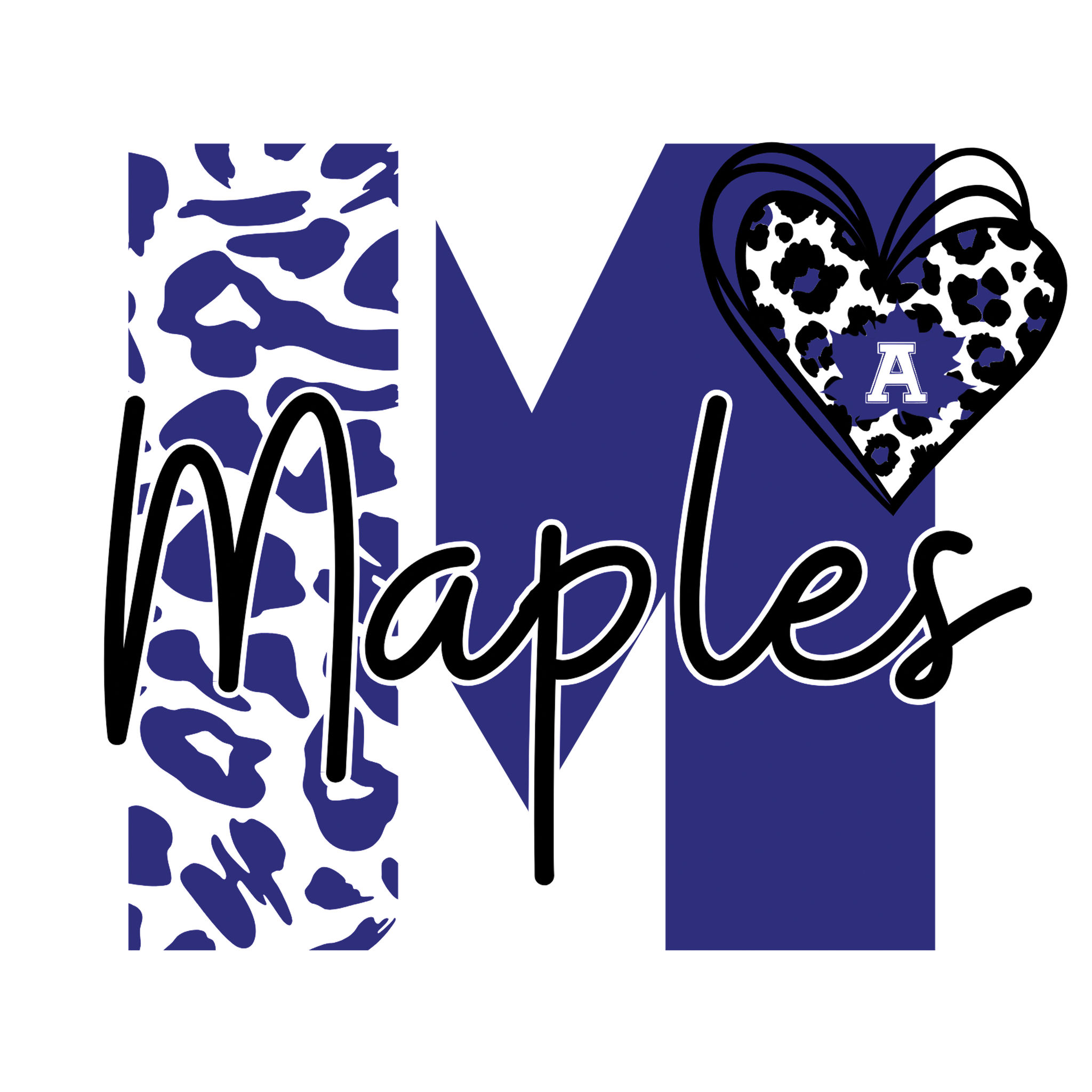 Maples Blue Cheetah