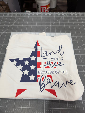 Land Of The Free Because Of The Brave T-Shirt