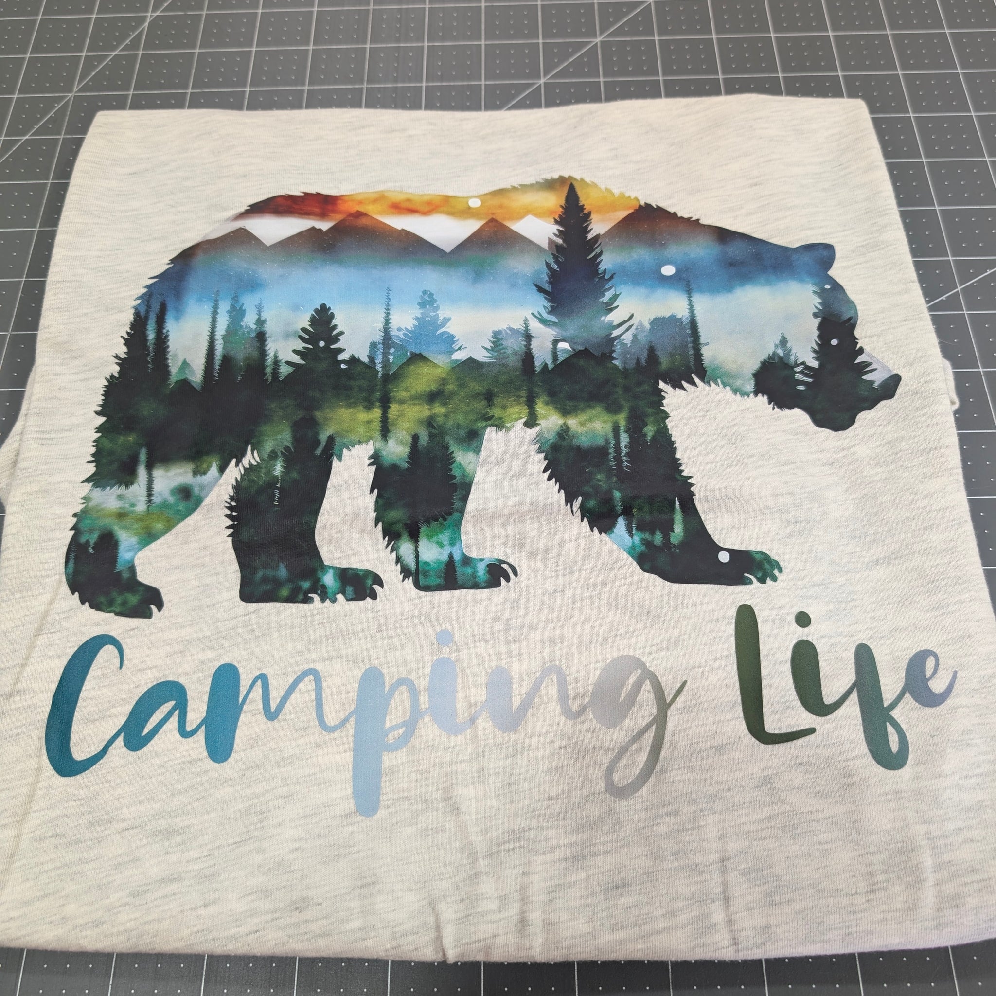 Camping Life Bear T-Shirt & Crew