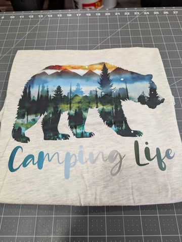 Camping Life Bear T-Shirt & Crew