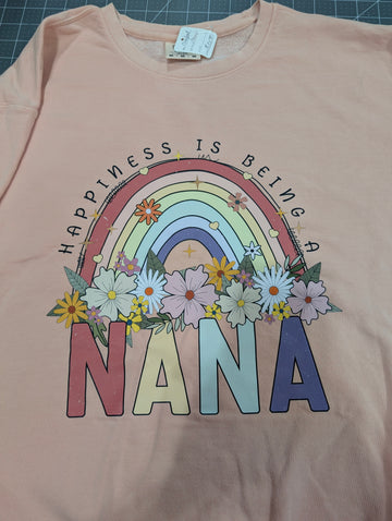 Happiness Is Being A Nana Crew